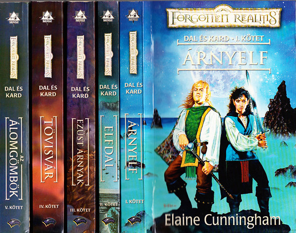 Dal �s Kard I-V. (�rnyelf - Elfdal - Ez�st �rnyak - T�visv�r - Az �lomg�mb�k) - Forgotten Realms