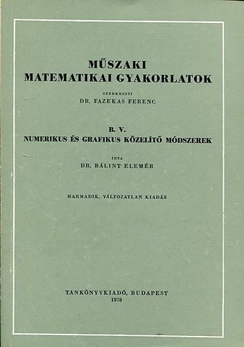 M�szaki matematikai gyakorlatok C. III.- Integr�legyenletek