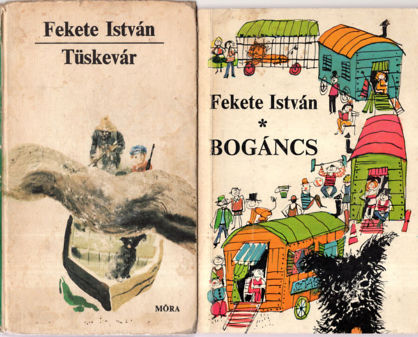 2db  Fekete Istv�n k�nyv  ( Bog�ncs+T�skev�r )