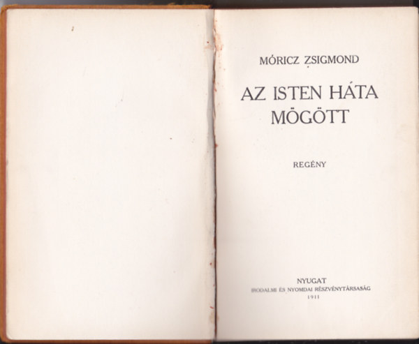 M�ricz Zsigmond - Az Isten h�ta m�g�tt