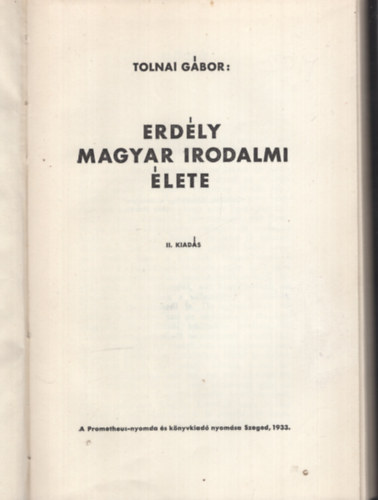 Erdly magyar irodalmi lete