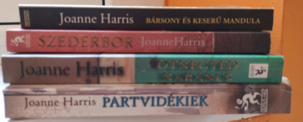 4db Joanne Harris romantikus regny: Brsony s keser mandula - Szederbor - tnegyed narancs - Partvidkiek