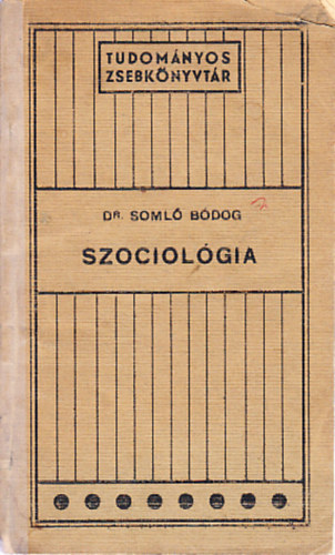 Szociolgia (Tudomnyos zsebknyvtr)