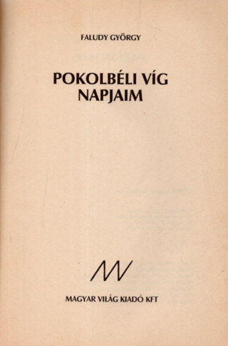 Pokolbli vg napjaim