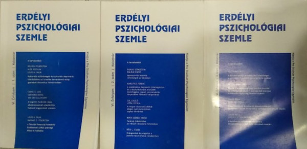 Erd�lyi Pszichol�giai Szemle - VI. �vfolyam 1., 2., 3. sz�m