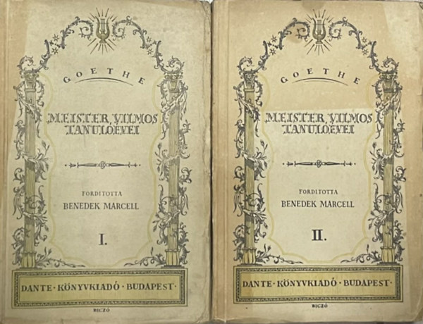 Meister Vilmos tanul��vei I-II. k�tet