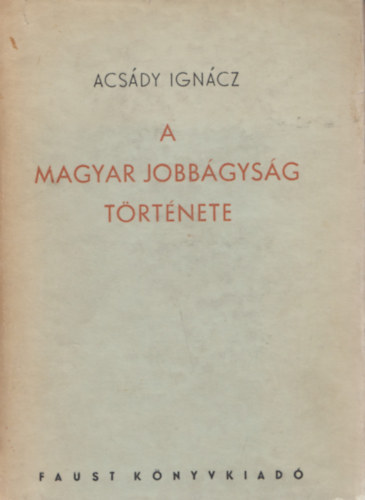 A magyar jobbgysg trtnete