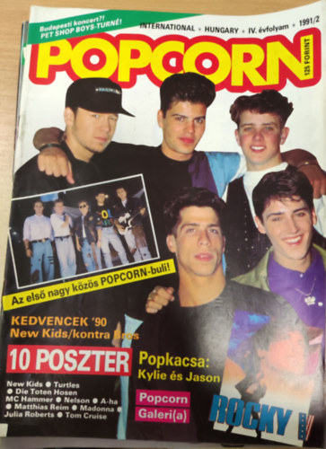 Popcorn International - Hungary IV. vfolyam 1991/2 (Poszter mellklettel)