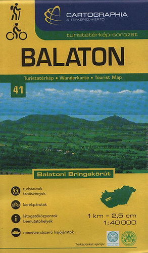 Balaton turistatrkp (Cartographia turistatrkp-sorozat 41.) - Balatoni Bringakrt