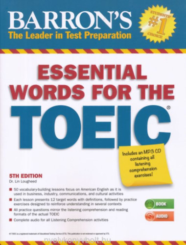 Barron's Essential Words for the TOEIC with Mp3 Audio CD - 5th Edition