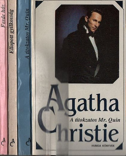 3 db. Agatha Christie krimi (A titokzatos Mr. Quin + Ellopott gyilkossg + Ferde hz)