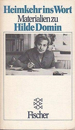 Bettina von Wangenheim - Heimkehr ins Wort: Materialien zu Hilde Domin