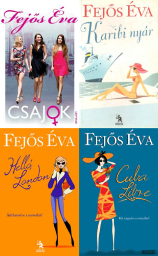 4 db Fej�s �va reg�ny: Csajok + Cuba Libre + Hell�, London + Karibi ny�r