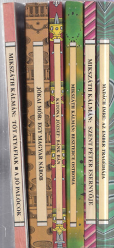 6 db. klasszikus reg�ny: Az ember trag�di�ja + Szent P�ter eserny�je + Beszterce ostroma + B�nk B�n + Egy magyar n�bob + T�t atyafiak, A j� pal�cok