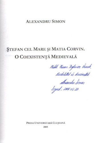 Alexandru Simon - Stefan cel Mare si Matia Corvin O Coexistenta Medienvala