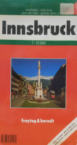 Trkp: Innsbruck 1:10.000 - stadtplan-city map-plan de ville-pianta della citt