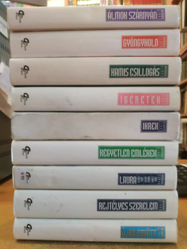 9 db Katherine Stone: lmok szrnyn; Gyngyhold; Hamis csillogs; gretek; Ikrek; Kegyetlen emlkek; Laura; Rejtlyes szerelem; jra egytt