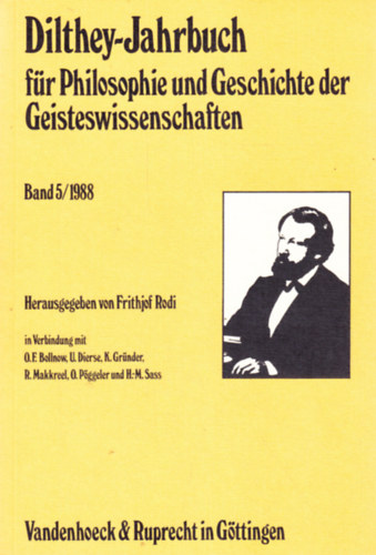 Dilthey-Jahrbuch fr Philosophie und Geschichte der Geisteswissenschaften. Band 5/1988