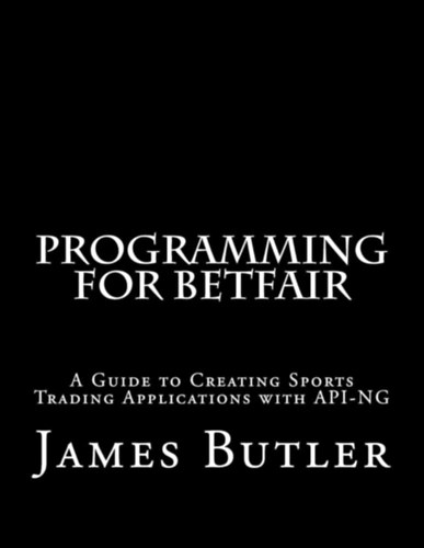 James Butler - Programming for Betfair