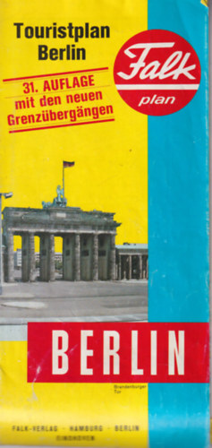 Berlin Touristplan 31. Auflage 1: 25 000 , 1: 33 000