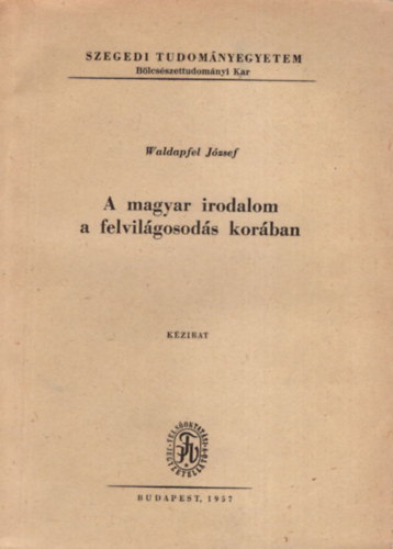 A magyar irodalom a felvilgosods korban