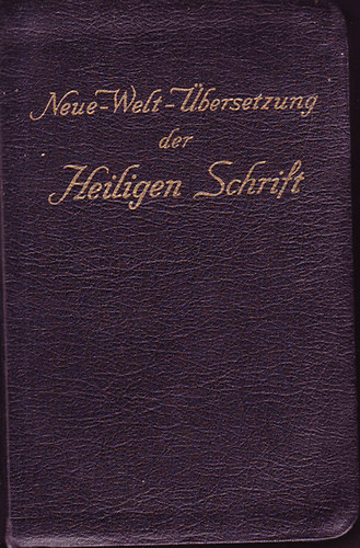 Neue-Welt-�bersetzung der Heiligen Schrift
