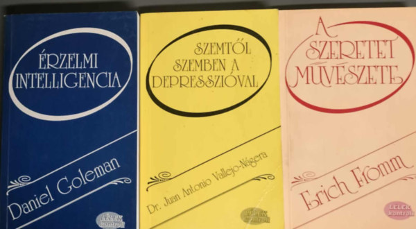 Llek kontroll knyvcsomag 3db - rzelmi intelligencia + A szeretet Mvszete + Szemtl szemben a depresszival