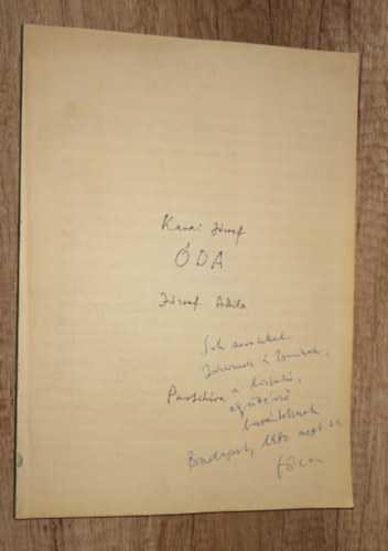 Karai J�zsef - �da (J�zsef Attila)