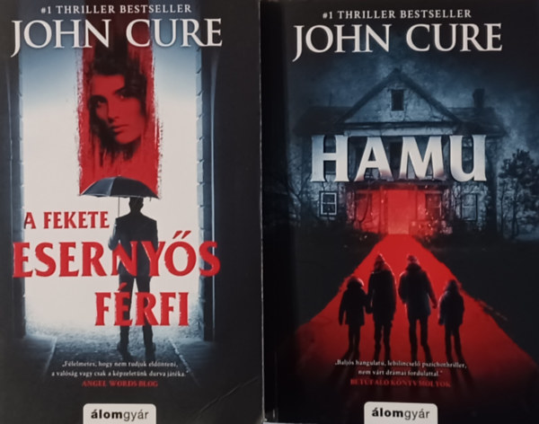 John Cure - A fekete esernys frfi  + Hamu -  Dediklt!