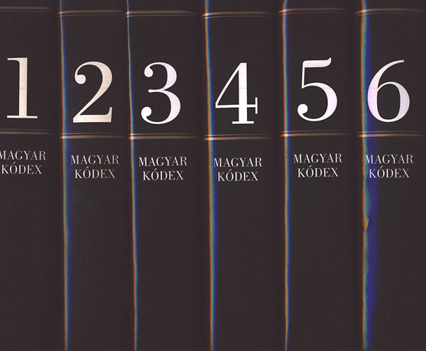 Magyar K�dex 1-6. (I-VI.)- CD mell�klettel