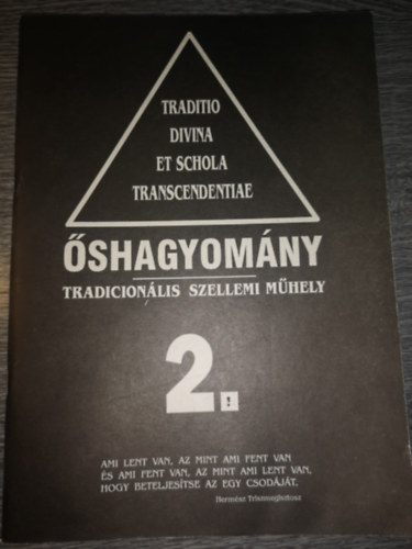 Lszl Andrs - shagyomny 2. - Tradcionlis szellemi mhely