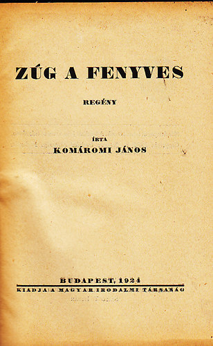 Zg a fenyves