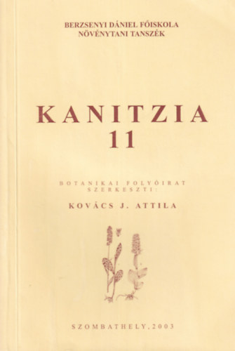 Kanitzia 11 -  Botanikai folyirat