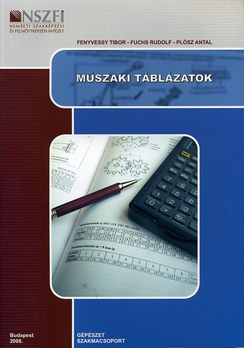 M�szaki t�bl�zatok
