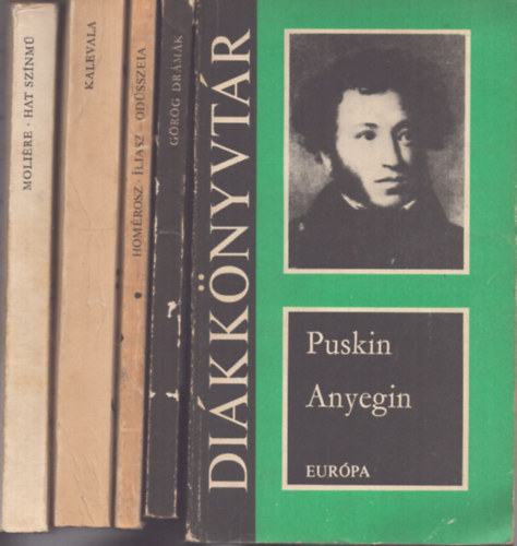 5 db a Dikknyvtr sorozatbl: Nra - Tell Vilmos - Eugnie Grandet - Anna a frje nyakn - Don Quijote