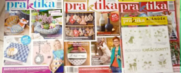 3 db. Praktika Magazin - 2020.dec. - 12. szám, 2020.nov. 11. szám, 2020.okt. 10. szám (szabás-varrás-kötés-hobby-lakásdivat-kézimunka)