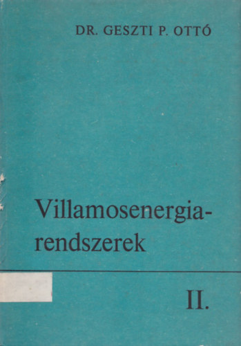 Villamosenergia-rendszerek II.