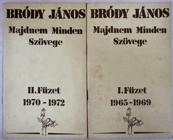 Majdnem minden szvege I-II. 1986