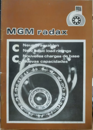 MGM radax - Neue Tragzahlen
