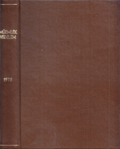 Memlkvdelem - Memlkvdelmi s ptszettrtneti Szemle 1978. I-IV.
