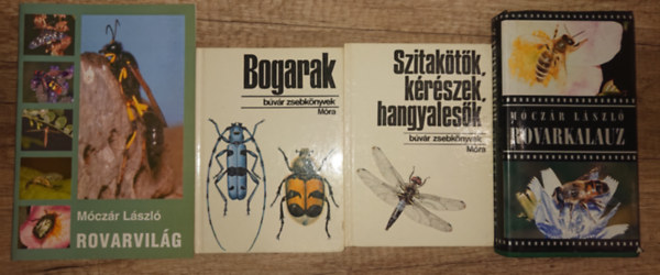Mczr Lszl - 4 knyv az zeltlbakrl: bogarak, Szitaktk, krszek, hangyalesk, Rovarkalauz, Rovarvilg