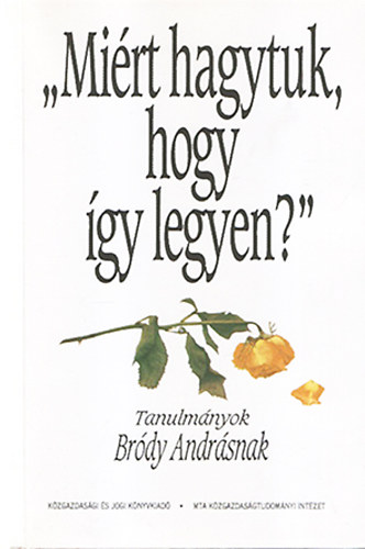 "Mirt hagytuk, hogy gy legyen?" - Tanulmnyok Brdy Andrsnak