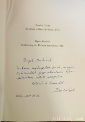 Az �r�mi sv�bok k�lv�ri�ja 1946 - Leidensweg der �r�mer schwaben 1946