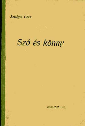 Szilgyi Gza - Sz s knny