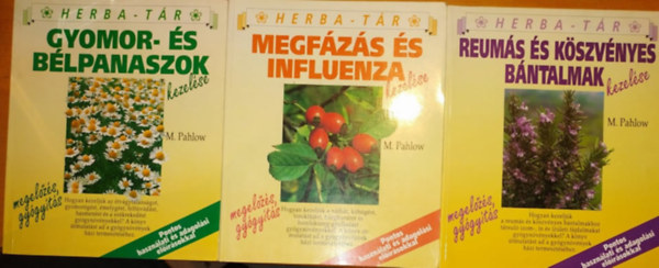 3 db Herba-t�r : Gyomor- �s b�lpanaszok kezel�se + Megf�z�s �s influenza kezel�se + Reum�s �s k�szv�nyes b�ntalmak kezel�se