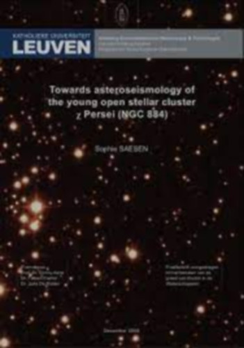 Towards asteroseismology of the young open stellar cluster Chi Persei