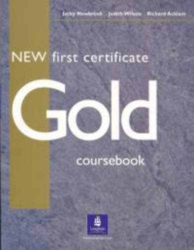 New first certificate Gold coursebook