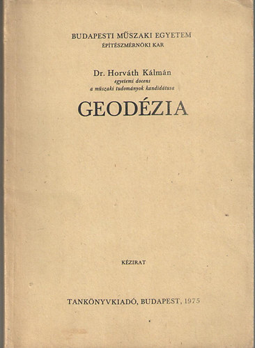 Dr. Horvth Klmn - Geodzia