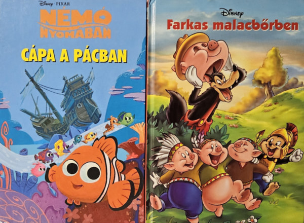 Walt Disney - Farkas malacbrben + Nm nyomban  - Cpa a pcban