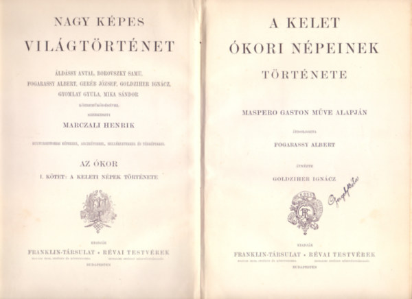 Nagy Kpes Vilgtrtnet - Az kor I. ktet:  A kelet kori npeinek trtnete